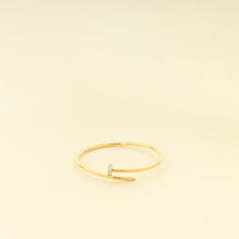 Cartier 18K Yellow Gold Juste Un Clou Diamond Small Model Bracelet 15