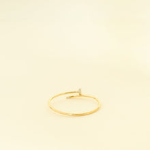 Cartier 18K Yellow Gold Juste Un Clou Diamond Small Model Bracelet 15