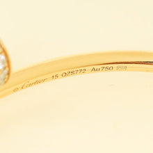 Cartier 18K Yellow Gold Juste Un Clou Diamond Small Model Bracelet 15