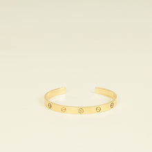 Cartier 18K Yellow Gold Love Cuff Bracelet 18