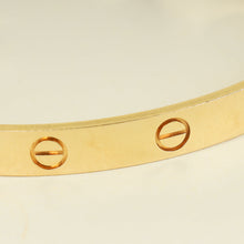 Cartier 18K Yellow Gold Love Cuff Bracelet 18