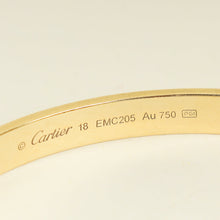 Cartier 18K Yellow Gold Love Cuff Bracelet 18