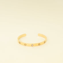 Cartier 18K Yellow Gold Love Cuff 1 Diamond Bracelet 18