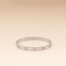 Cartier 18K White Gold Love Classic Model Bracelet 17