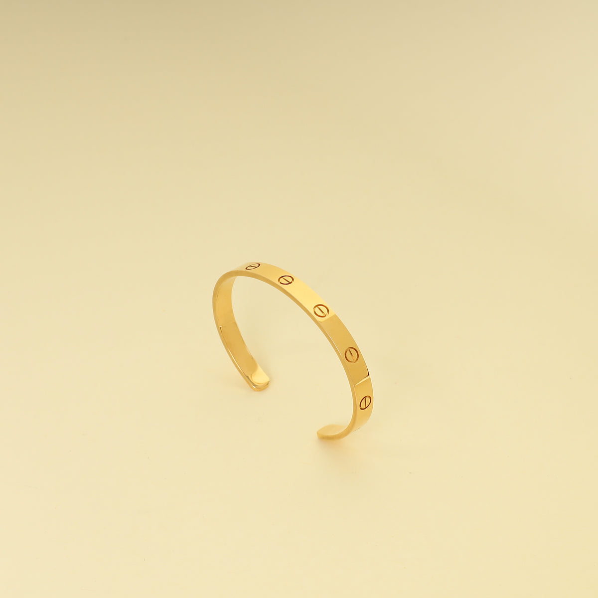 Cartier 18K Rose Gold Love Cuff Bracelet 18