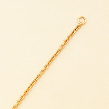 Cartier 18K Yellow Gold Love Hoop On Chain Bracelet 17