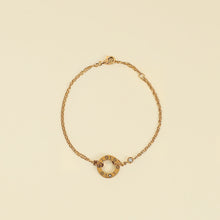 Cartier 18K Rose Gold Diamond Love Double Chain Bracelet