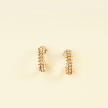 Cartier 18K Rose Gold 142 Diamond Clash De Cartier Hoop Earrings Small Model