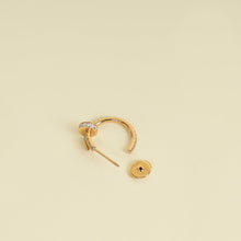 Cartier 18K Pink Gold Diamond Juste Un Clou Hoop Earrings Small Model