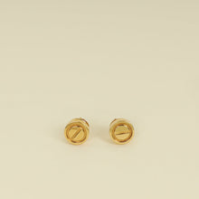 Cartier 18K Yellow Gold Love Stud Earrings