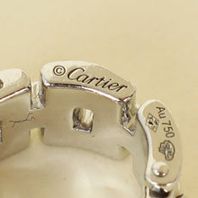 Cartier 18K White Gold Maillon Panthère Paved Diamond Earrings