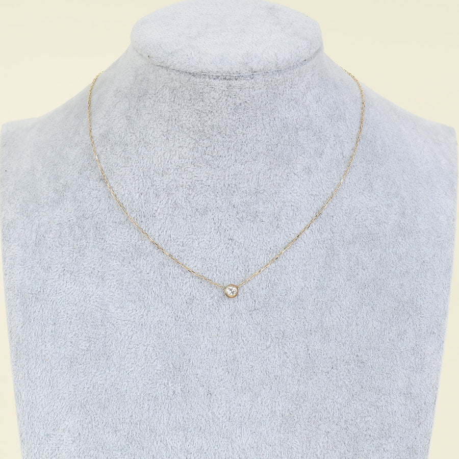 Cartier 18K Yellow Gold Diamond D'Amour Necklace Large Model