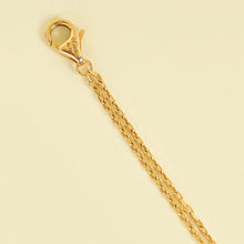 Cartier 18K Rose Gold Love Double Chain 2 Diamond Necklace