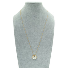 Cartier 18K Yellow Gold Diamond MOP Amulette de Cartier Small Model Necklace