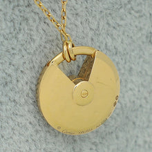 Cartier 18K Yellow Gold Diamond MOP Amulette de Cartier Small Model Necklace