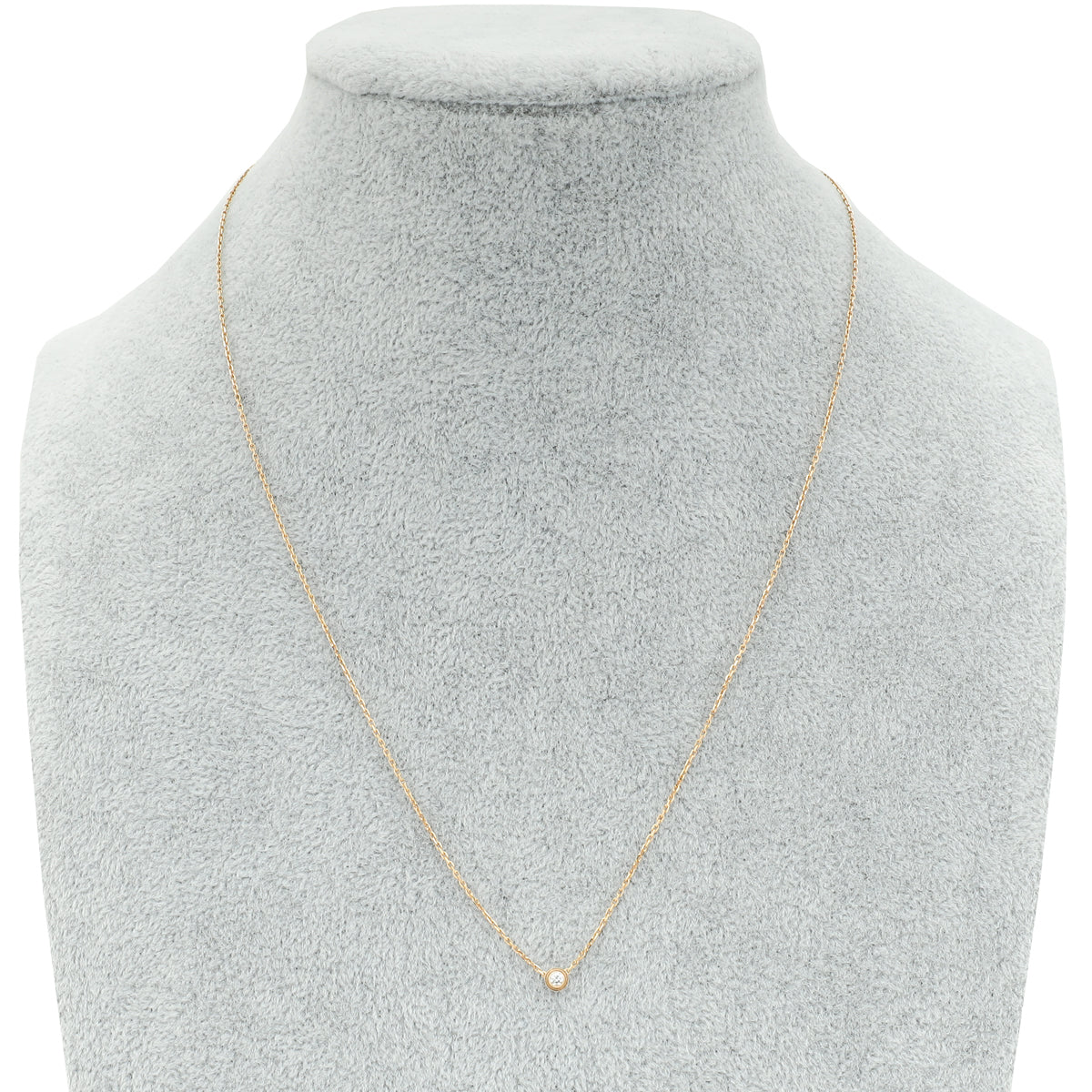 Cartier 18K Pink Gold Diamond D'Amour Mini Model Pendant Necklace