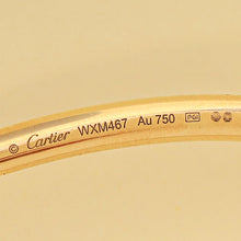 Cartier 18K Rose Gold Diamond Classic Model Juste un Clou Torque Necklace