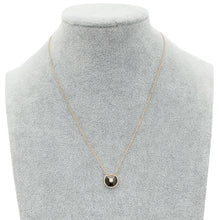 Cartier 18K Rose Gold Diamond Onyx Amulette de Cartier Necklace
