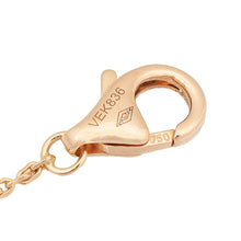 Cartier 18K Rose Gold Diamond Onyx Amulette de Cartier Necklace