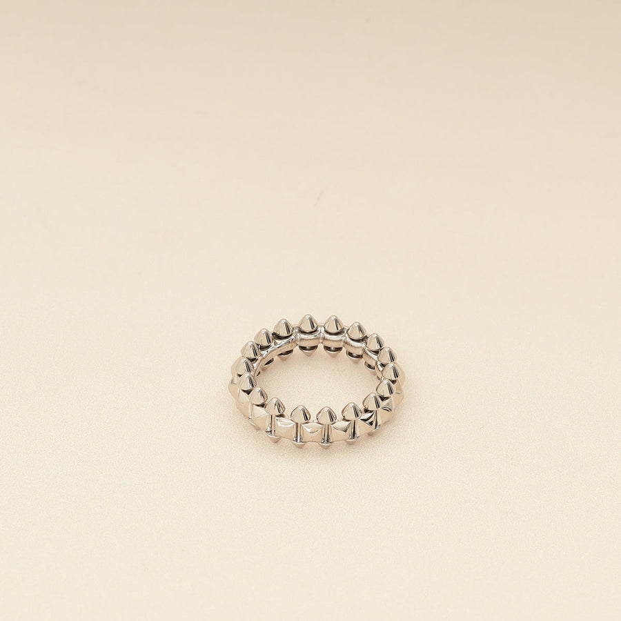 Cartier 18K White Gold Clash de Cartier Ring Medium Model 57