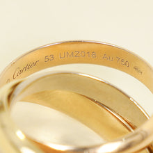 Cartier 18K Trinity Ring, Classic Model 53