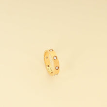 Cartier 18K Yellow Gold Love 8 Diamond Small Model Ring 51