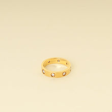 Cartier 18K Yellow Gold Love 8 Diamond Small Model Ring 51