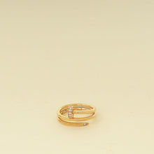Cartier 18K Rose Gold Juste Un Clou Double Ring 50