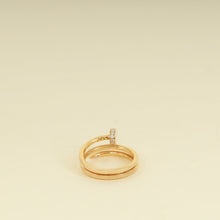 Cartier 18K Rose Gold Juste Un Clou Double Ring 50