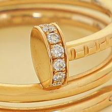 Cartier 18K Rose Gold Juste Un Clou Double Ring 50