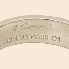 Cartier Platinum Classic Model Love 5.5mm Ring 63