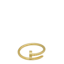 Cartier 18K Yellow Gold Juste Un Clou Small Model Ring 52