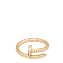 Cartier 18K Rose Gold Juste Un Clou Classic Model Diamond Ring 57