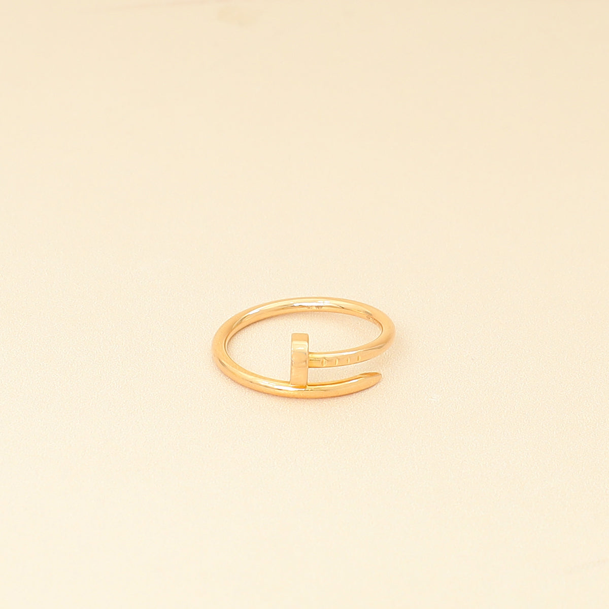 Cartier 18K Rose Gold Juste Un Clou Small Model Ring