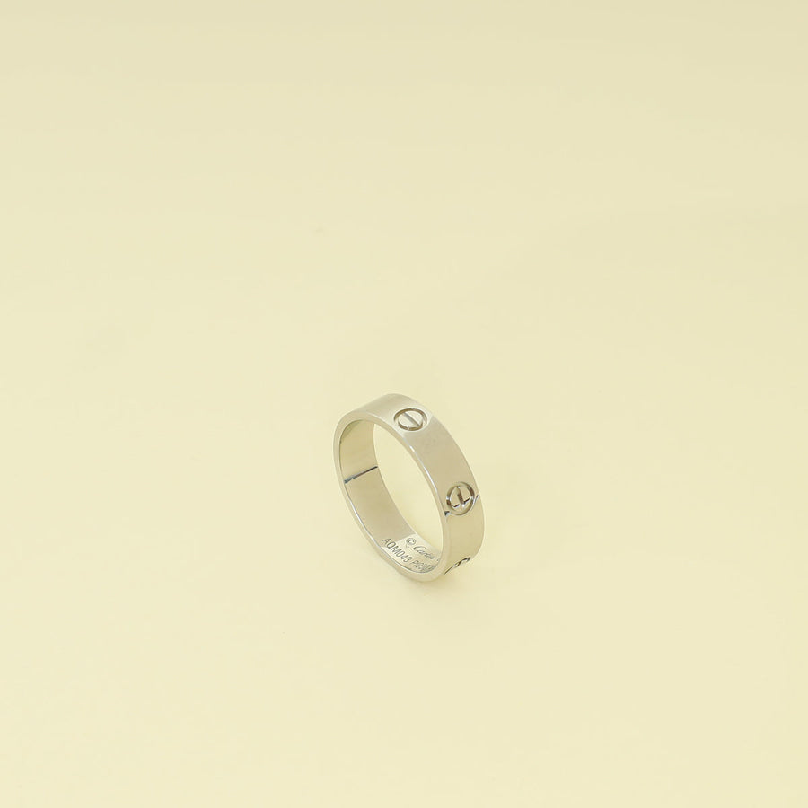 Cartier Platinum Love Classic Model Ring 63