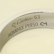 Cartier Platinum Love Classic Model Ring 63