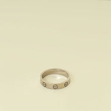 Cartier 18K White Gold Love Small Model Ring 49
