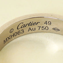 Cartier 18K White Gold Love Small Model Ring 49