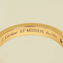 Cartier 18K Rose Gold Diamond C de Cartier Wedding Band 57