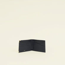 Cartier Navy Diagonal Stitched Wallet