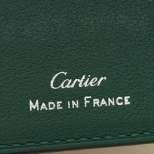 Cartier Green Must de Cartier Wallet W/ MMR Initials