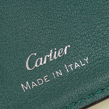 Cartier Dark Green Must De Cartier Card Holder Wallet
