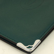 Cartier Dark Green Must De Cartier Card Holder Wallet