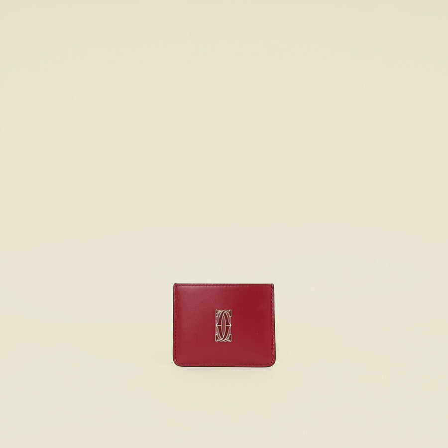 Cartier Cherry Red C de Cartier Card Holder