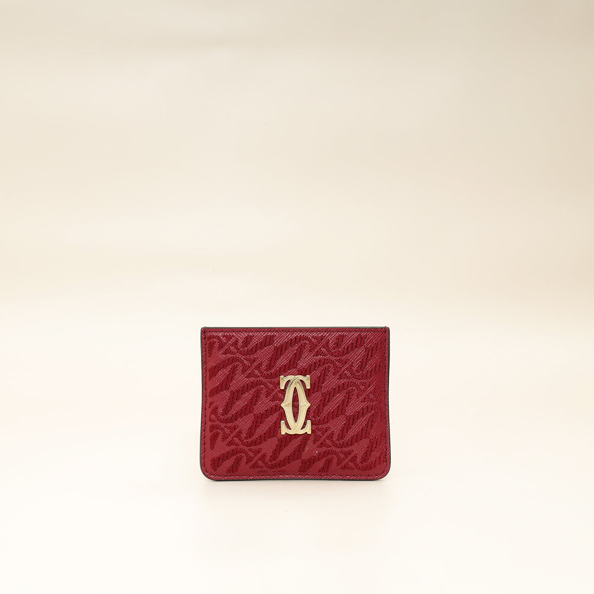 Cartier Cherry Red C De Cartier Simple Card Holder