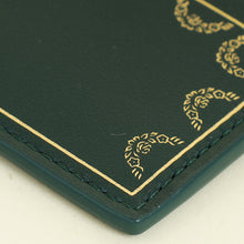 Cartier Emerald Green Guirlande De Cartier Card Holder