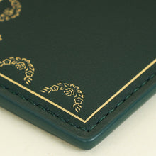 Cartier Emerald Green Guirlande De Cartier Card Holder