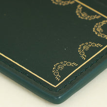 Cartier Emerald Green Guirlande De Cartier Card Holder