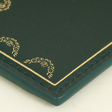 Cartier Emerald Green Guirlande De Cartier Card Holder