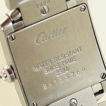 Cartier Stainless Steel Diamond Tank Française Watch